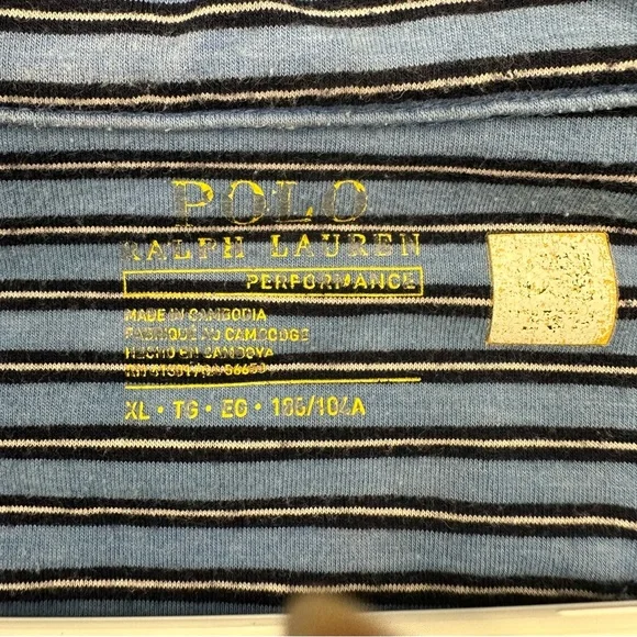 Ralph Lauren Polo Shirt Men XL Short Sleeve Blue Performance Golf Stretch - Picture 5 of 6